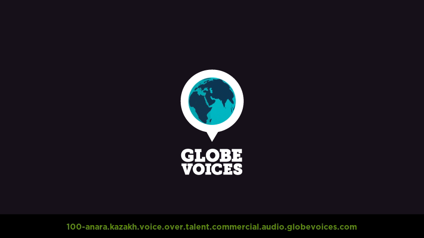 Kazakh voice over talent artist actor - 100-Anara commercial