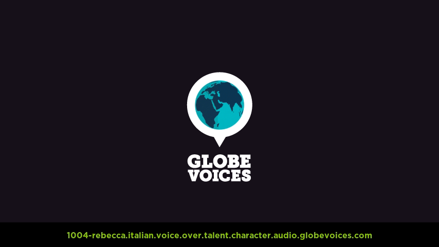Italian voice over talent artist actor - 1004-Rebecca character