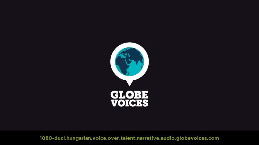 Hungarian voice over talent artist actor - 1080-Duci narrative