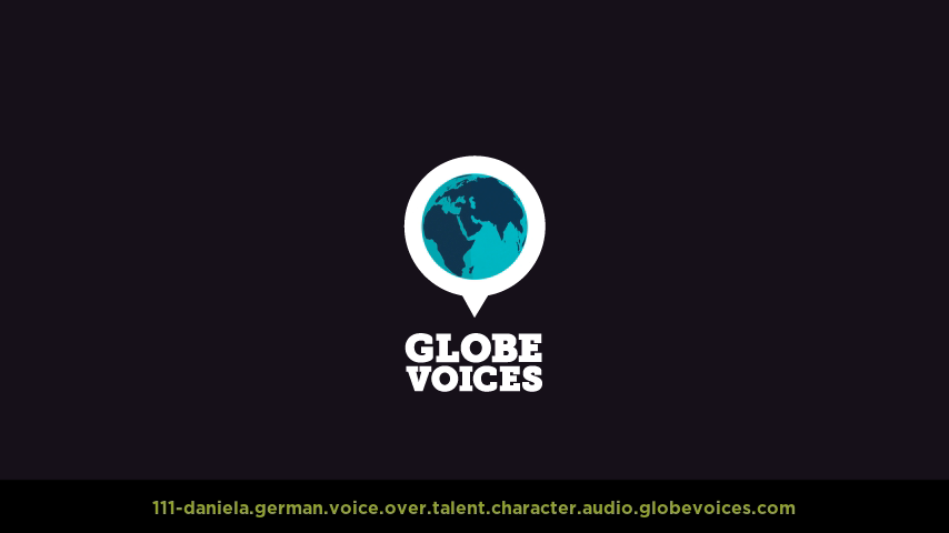 German voice over talent artist actor - 111-Daniela character