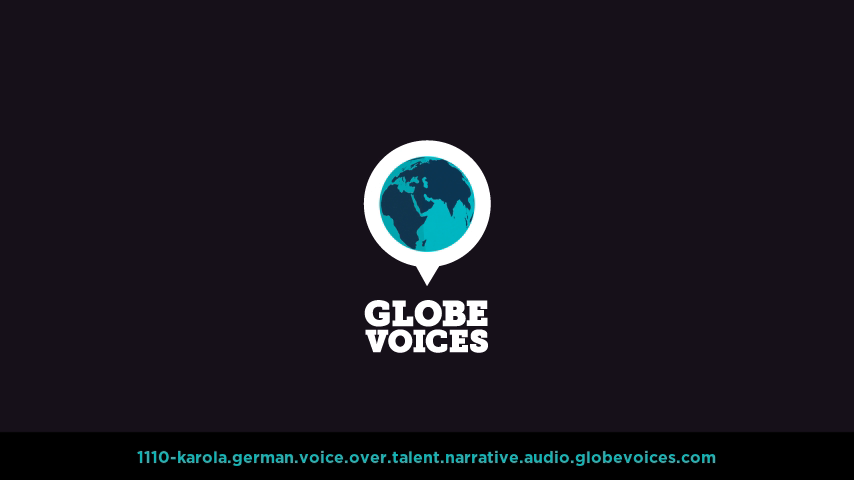 German voice over talent artist actor - 1110-Karola narrative