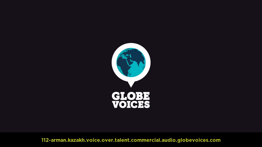 Kazakh voice over talent artist actor - 112-Arman commercial