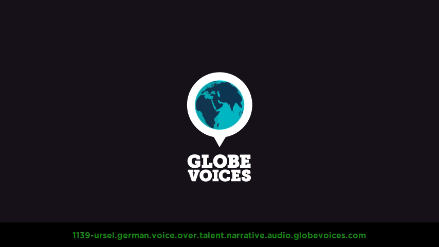 German voice over talent artist actor - 1139-Ursel narrative