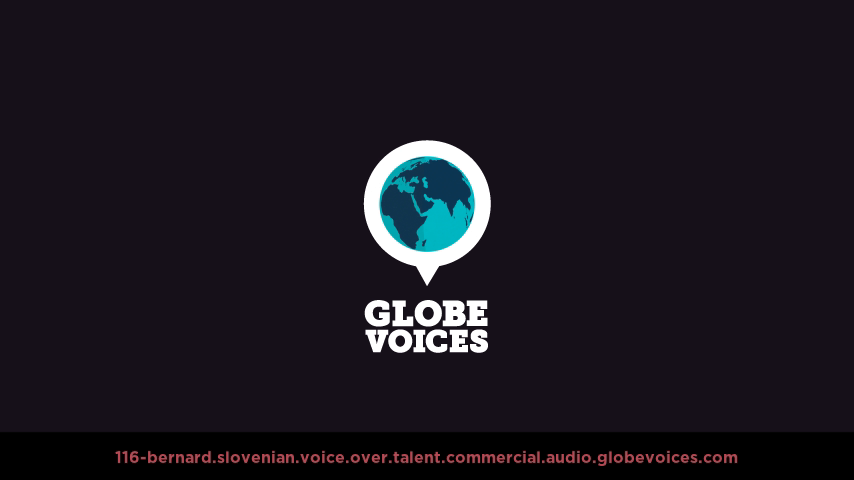 Slovenian voice over talent artist actor - 116-Bernard commercial