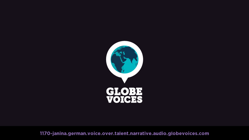 German voice over talent artist actor - 1170-Janina narrative