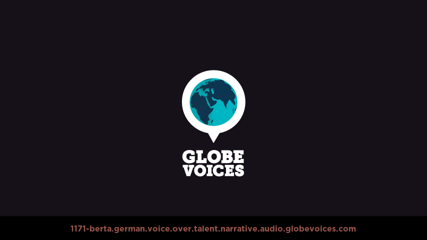 German voice over talent artist actor - 1171-Berta narrative