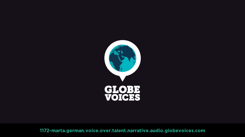 German voice over talent artist actor - 1172-Marta narrative