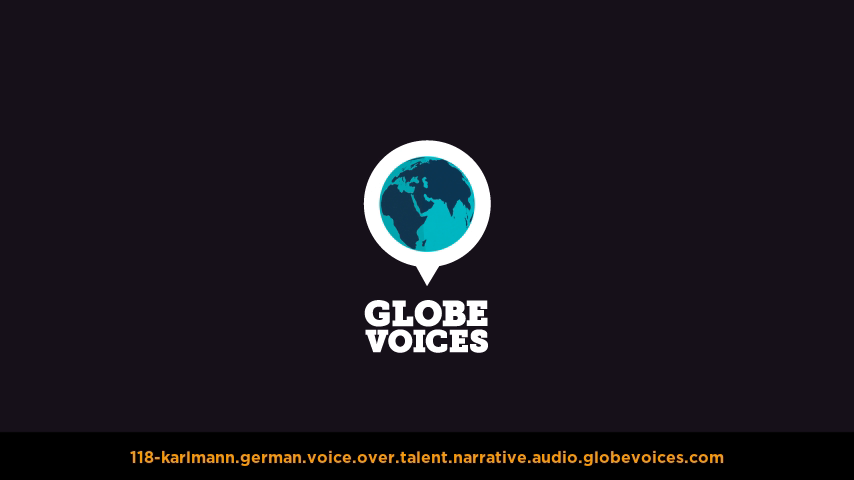 German voice over talent artist actor - 118-Karlmann narrative