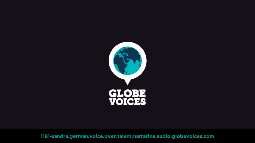 German voice over talent artist actor - 1181-Sandra narrative