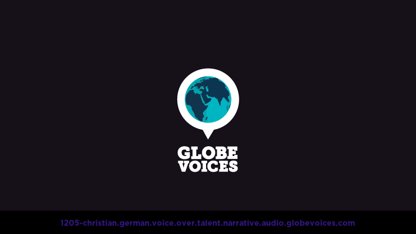 German voice over talent artist actor - 1205-Christian narrative