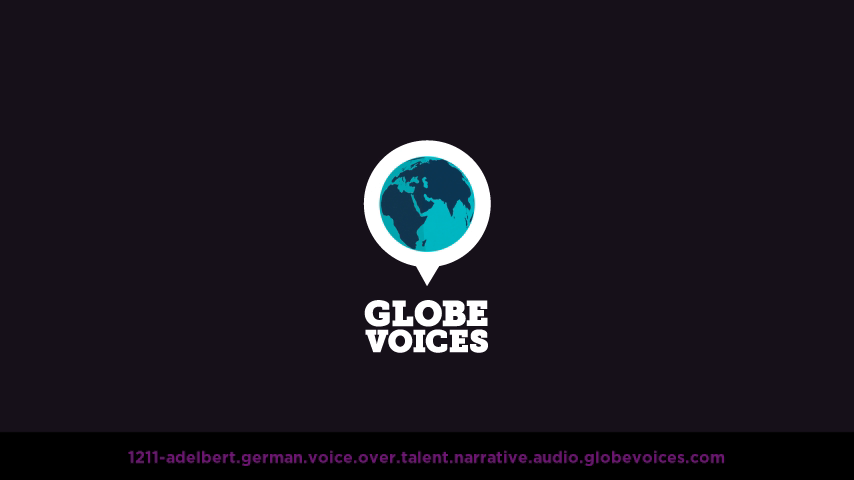 German voice over talent artist actor - 1211-Adelbert narrative