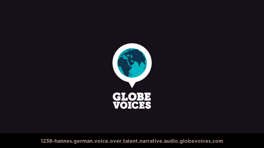 German voice over talent artist actor - 1238-Hannes narrative