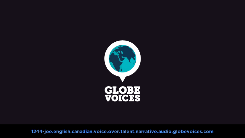 English (Canadian) voice over talent artist actor - 1244-Joe narrative