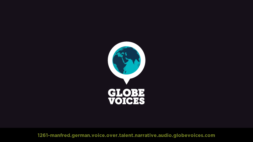 German voice over talent artist actor - 1261-Manfred narrative