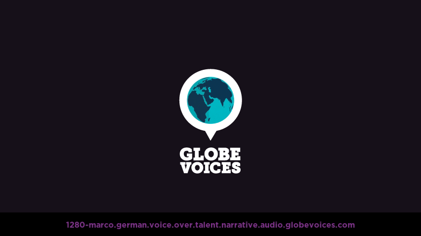 German voice over talent artist actor - 1280-Marco narrative