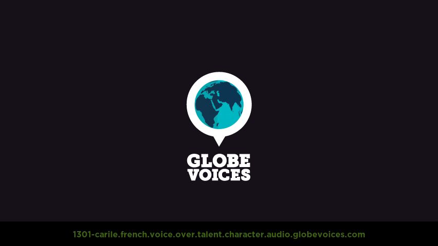 French voice over talent artist actor - 1301-Carile character