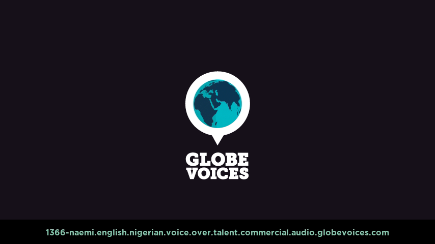 English (Nigerian) voice over talent artist actor - 1366-Naemi commercial