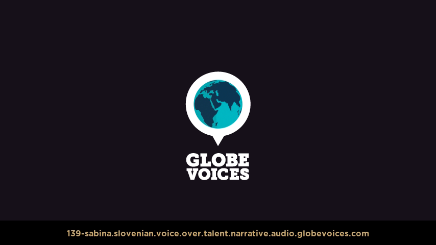 Slovenian voice over talent artist actor - 139-Sabina narrative