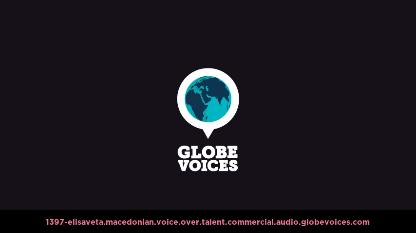 Macedonian voice over talent artist actor - 1397-Elisaveta commercial
