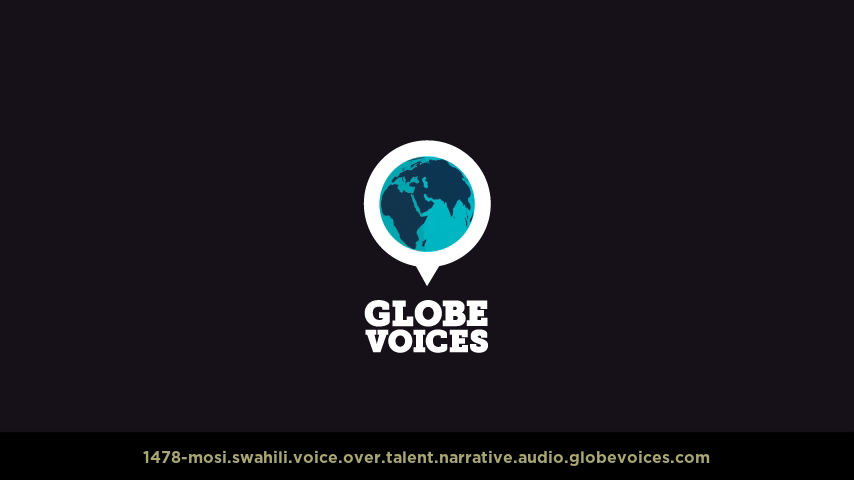 Swahili voice over talent artist actor - 1478-Mosi narrative