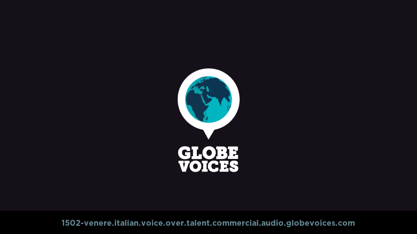 Italian voice over talent artist actor - 1502-Venere commercial