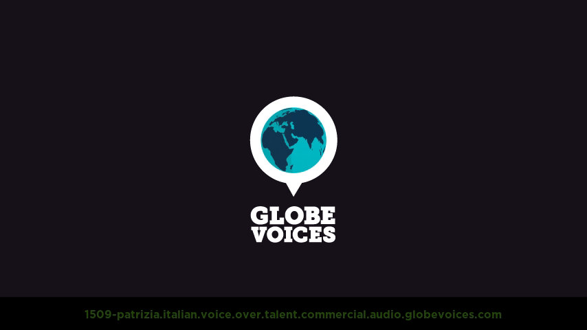 Italian voice over talent artist actor - 1509-Patrizia commercial