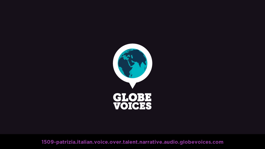 Italian voice over talent artist actor - 1509-Patrizia narrative