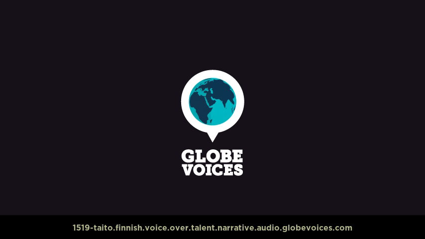 Finnish voice over talent artist actor - 1519-Taito narrative