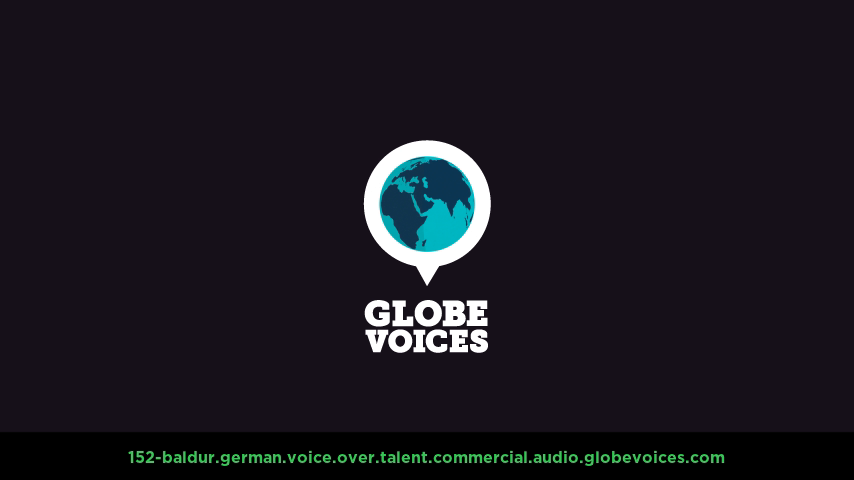 German voice over talent artist actor - 152-Baldur commercial