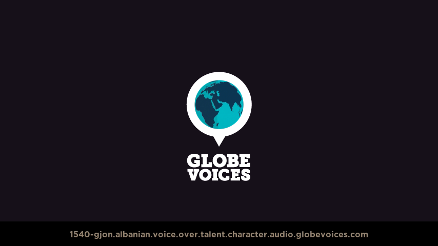 Albanian voice over talent artist actor - 1540-Gjon character