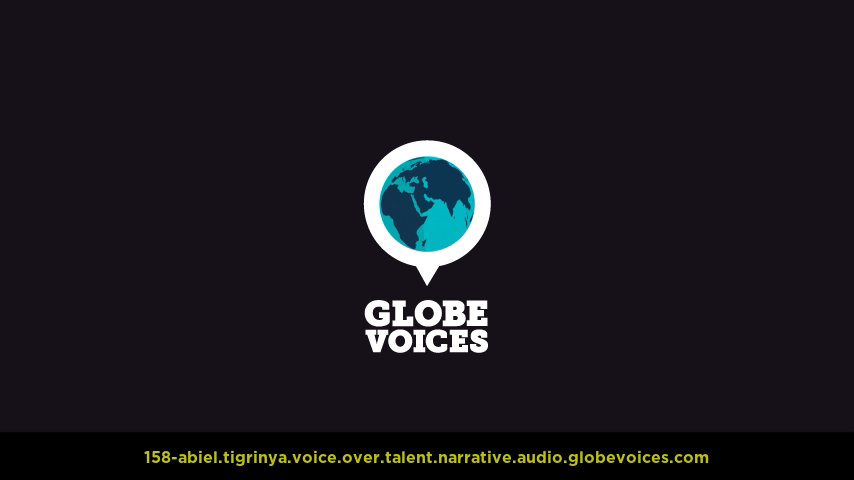 Tigrinya voice over talent artist actor - 158-Abiel narrative