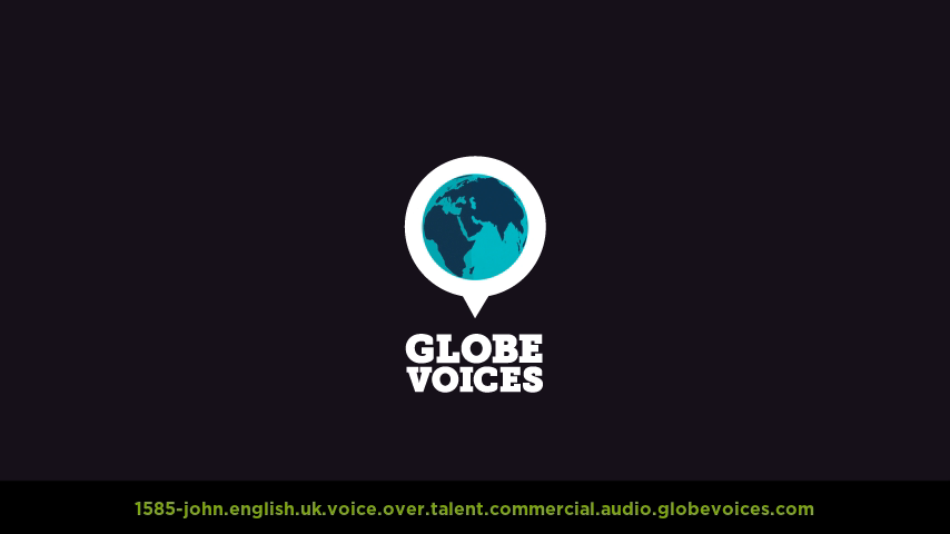 British voice over talent artist actor - 1585-John commercial