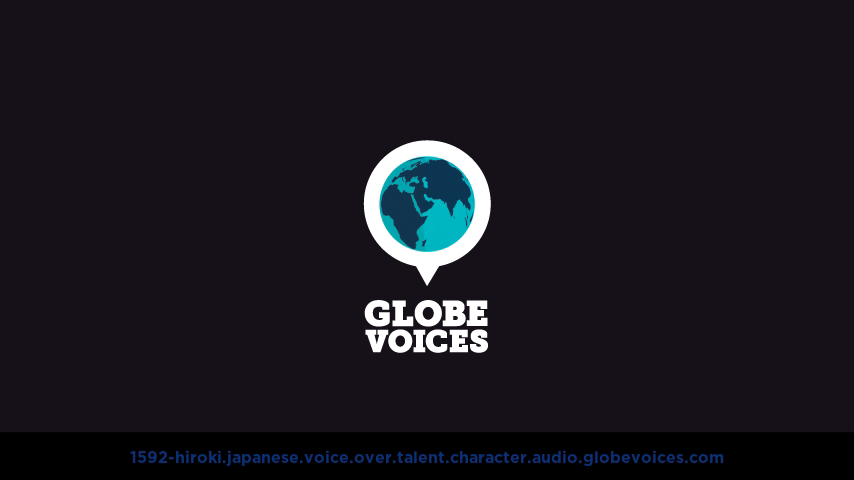 Japanese voice over talent artist actor - 1592-Hiroki character