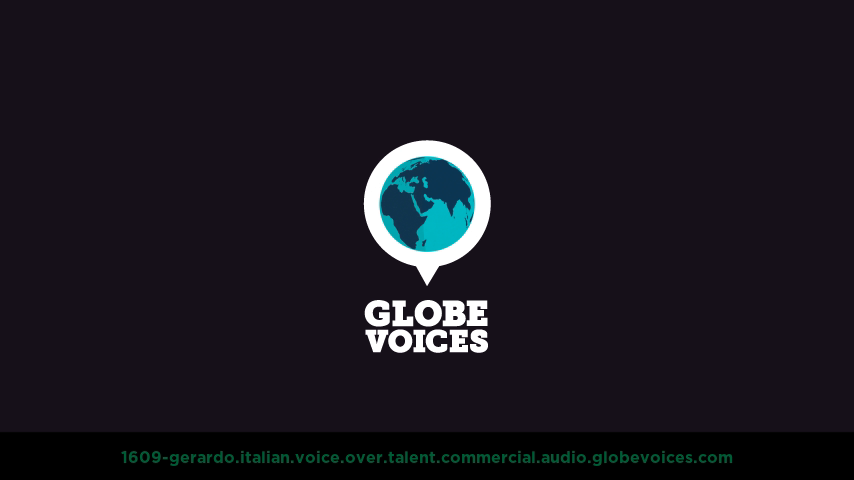 Italian voice over talent artist actor - 1609-Gerardo commercial