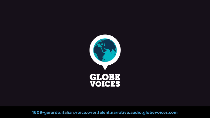 Italian voice over talent artist actor - 1609-Gerardo narrative