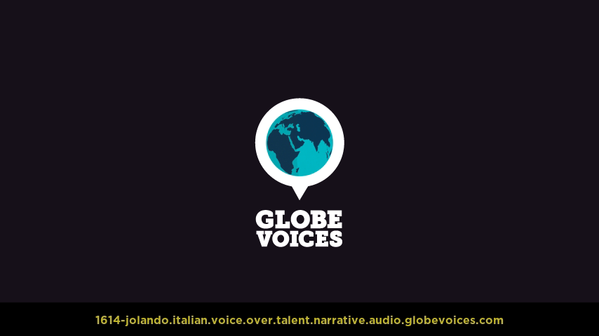 Italian voice over talent artist actor - 1614-Jolando narrative
