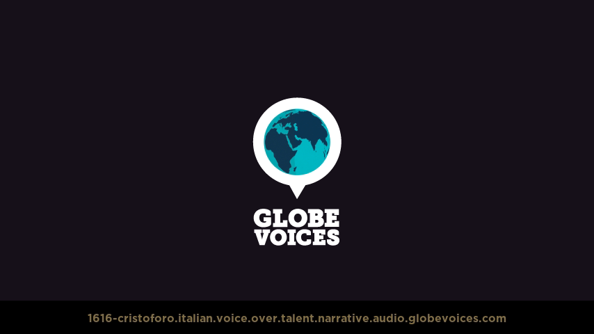 Italian voice over talent artist actor - 1616-Cristoforo narrative