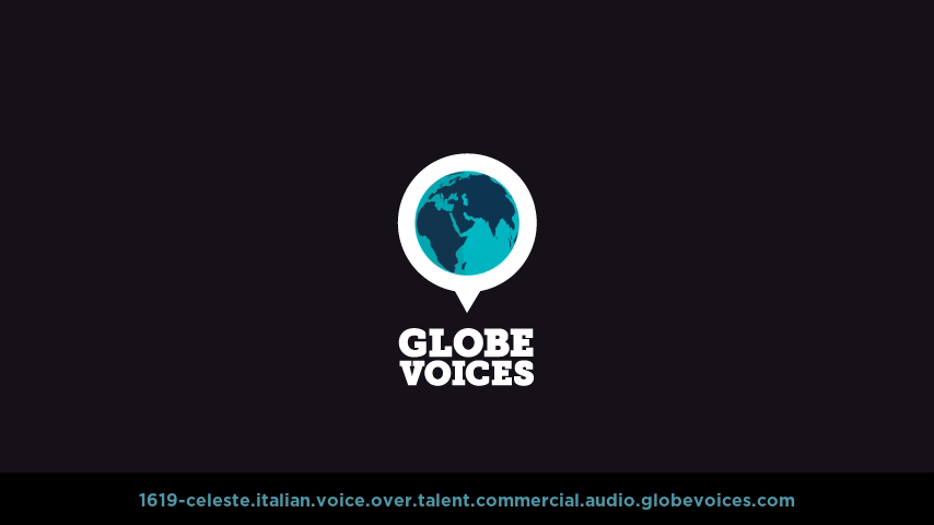 Italian voice over talent artist actor - 1619-Celeste commercial