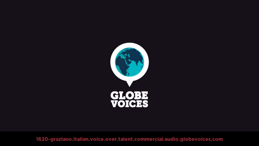 Italian voice over talent artist actor - 1620-Graziano commercial