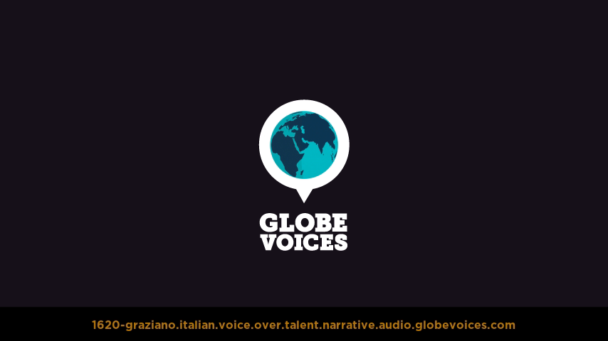 Italian voice over talent artist actor - 1620-Graziano narrative
