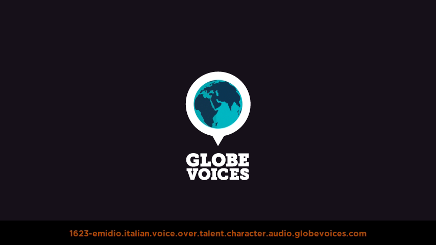 Italian voice over talent artist actor - 1623-Emidio character