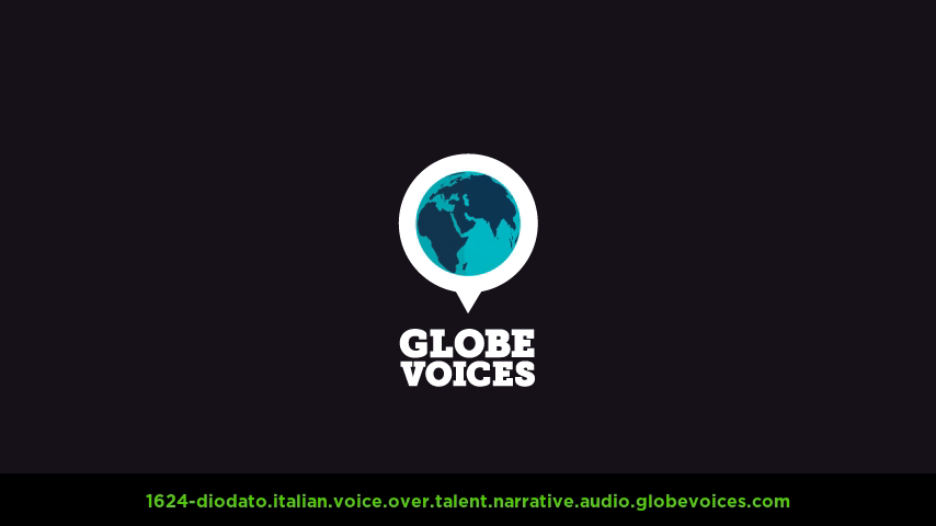 Italian voice over talent artist actor - 1624-Diodato narrative
