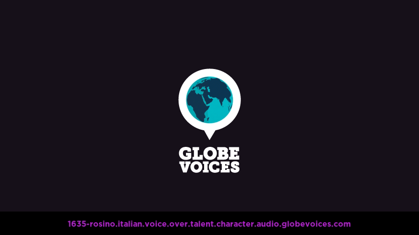 Italian voice over talent artist actor - 1635-Rosino character