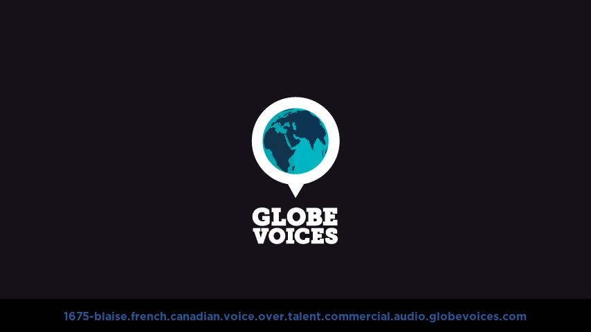 French (Canadian) voice over talent artist actor - 1675-Blaise commercial