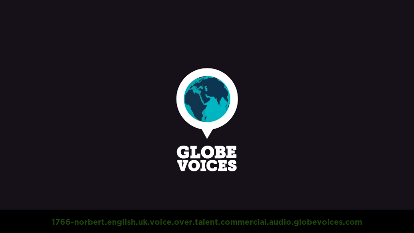 British voice over talent artist actor - 1766-Norbert commercial