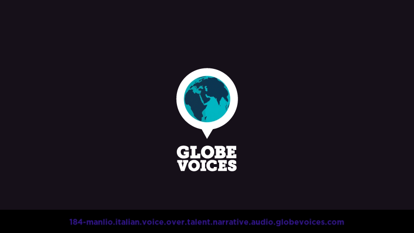 Italian voice over talent artist actor - 184-Manlio narrative