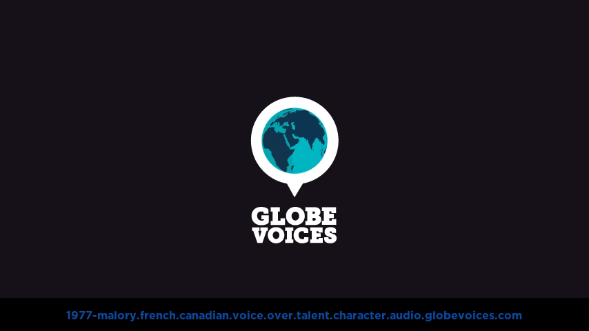 French (Canadian) voice over talent artist actor - 1977-Malory character