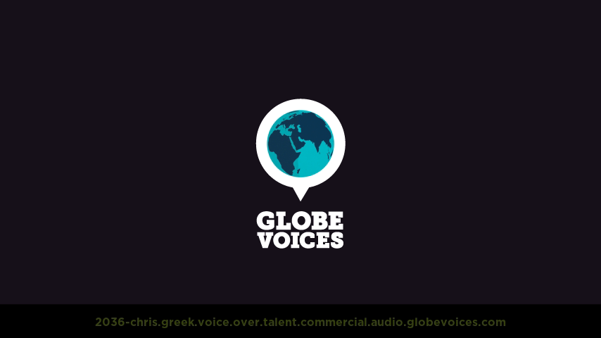 Greek voice over talent artist actor - 2036-Chris commercial