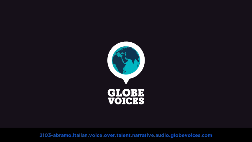Italian voice over talent artist actor - 2103-Abramo narrative