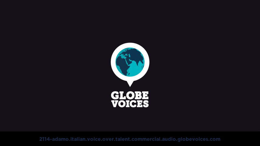Italian voice over talent artist actor - 2114-Adamo commercial